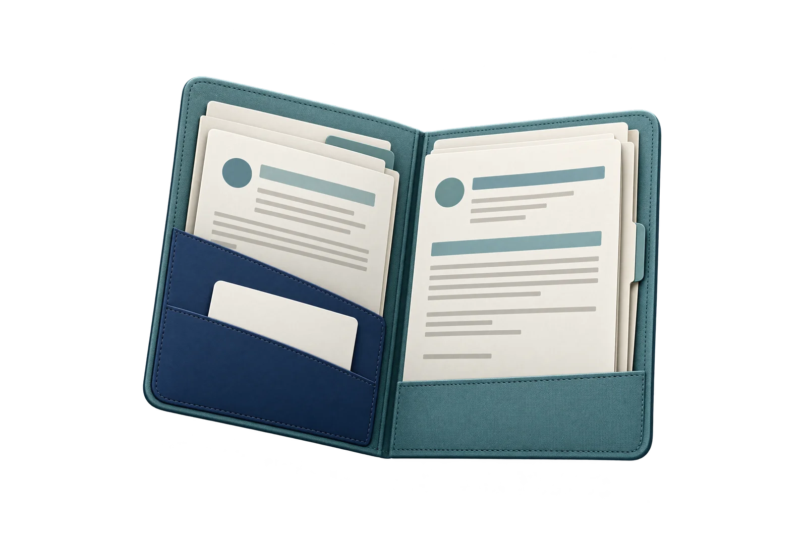A credential holder keeps the documents for a license move in order
